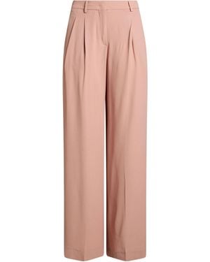 Slowear Antique Rose Pants Silk, Acetate - Pink