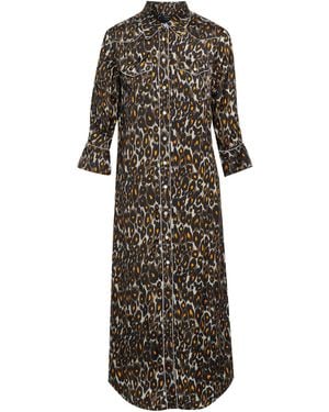 R13 Vestito Lungo - Marrone
