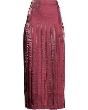 Gentry Portofino Maxi Skirt Viscose, Polyester - Red