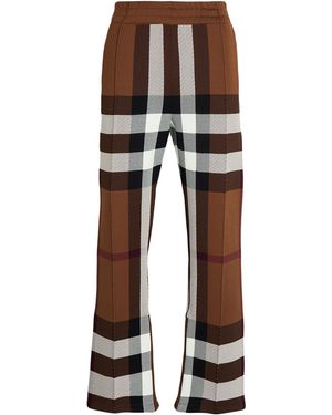 Burberry Pants Viscose, Polyester, Polyamide, Elastane - Brown