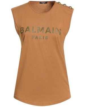 Balmain T-Shirt - Brown