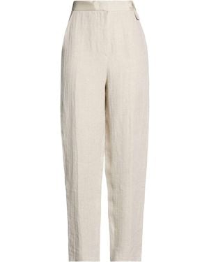 Emporio Armani Trousers Linen, Viscose - White