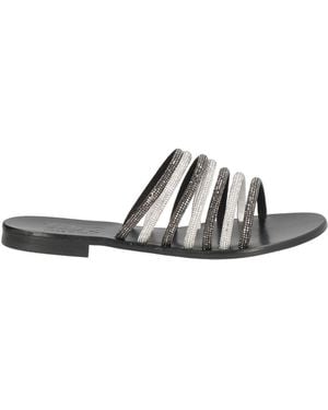 V73 Sandals Textile Fibers - White
