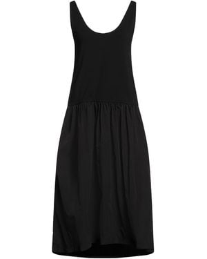 Alpha Studio Midi Dress Cotton, Elastane - Black