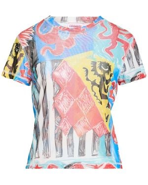 Charles Jeffrey Azure T-Shirt Polyester, Elastane - White