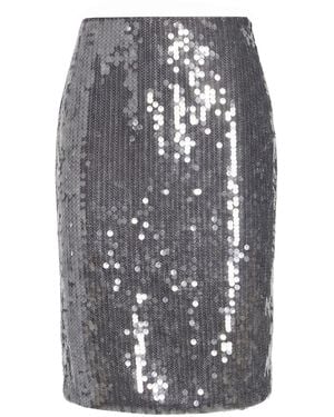 ROTATE BIRGER CHRISTENSEN Midi Skirt - Grey