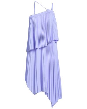 Isabelle Blanche Midi Dress - Purple