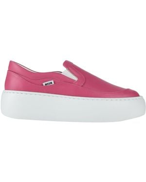 MSGM Sneakers Leather - Pink
