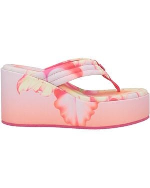 Maje Thong Sandal Leather - Pink