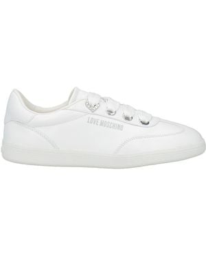 Love Moschino Trainers Calfskin - White