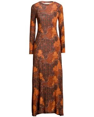 Ulla Johnson Rust Maxi Dress Rayon, Elastane - Orange