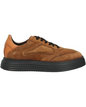 THE ANTIPODE Camel Lace-Up Shoes Leather - Brown