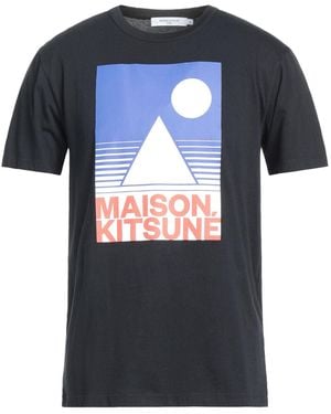Maison Kitsuné T-Shirt Cotton - Black