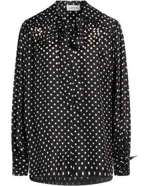 Lanvin Shirt Silk - Black