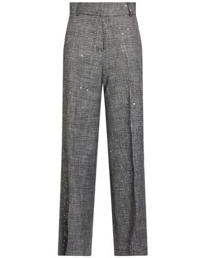ACTUALEE Pants Polyester, Viscose, Elastane, Metal Fiber - Gray