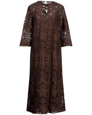 1 One Midi Dress - Brown
