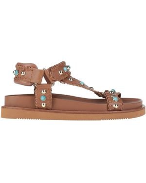Ash Camel Sandals Leather - Brown