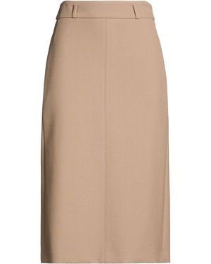 Peserico Midi Skirt Polyester, Viscose, Cotton, Elastane - Natural