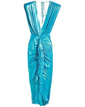 Alexandre Vauthier Midi-Kleid - Blau