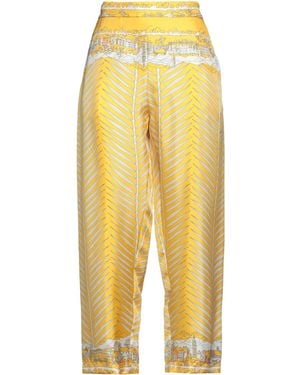 Emilio Pucci Trousers Silk - Yellow