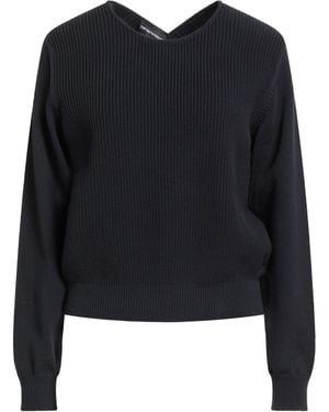 Emporio Armani Midnight Jumper Cotton, Polyamide - Black
