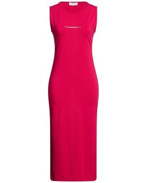 Marc Ellis Fuchsia Midi Dress Cotton, Elastane - Pink