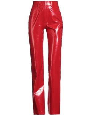 Norma Kamali Pantalon - Rouge