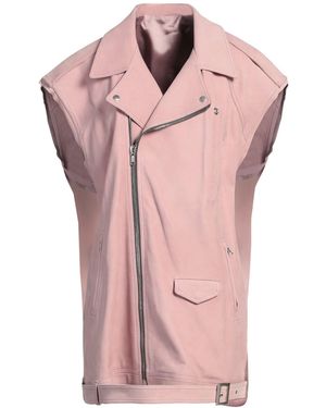 Rick Owens Vest Calfskin - Pink