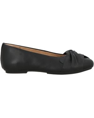 Fitflop Ballet Flats Leather, Rubber - Black