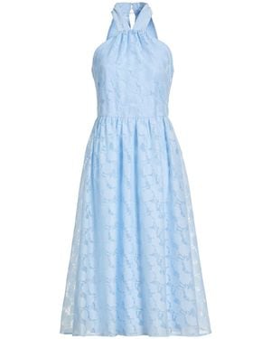KARL LAGERFELD Midi Dress Rayon, Polyester - Blue