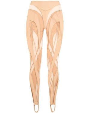 Mugler Leggings - Neutro