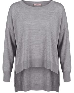 Carla G Jumper Wool, Acrylic - Grey