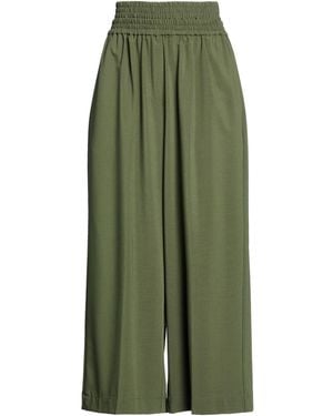MEIMEIJ Pants Polyester, Viscose, Wool, Elastane - Green