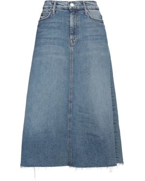 Mother Denim Skirt Cotton, Elastane - Blue