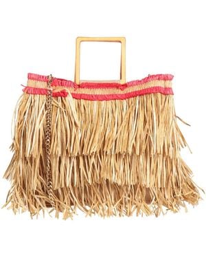 La Milanesa Sand Handbag Natural Raffia