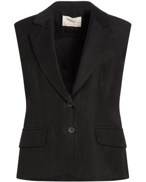Kaos Blazer Viscose, Linen, Polyester, Polyamide - Black