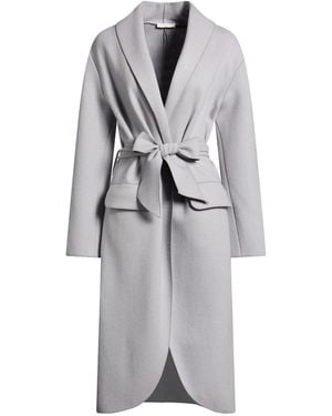 Fedeli Lilac Coat Cashmere - Gray