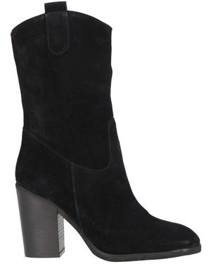 Framì Ankle Boots Leather - Black