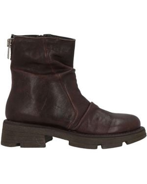 Ovyè Dark Ankle Boots Leather - Brown