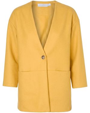 Harris Wharf London Jacket Virgin Wool - Yellow