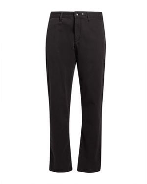 Rag & Bone Charcoal Trousers Cotton, Elastane - Black