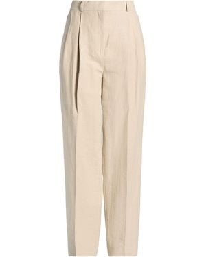 TOTEME Trousers Linen, Cotton, Polyamide - Natural