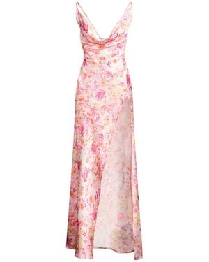 Mar De Margaritas Maxi Dress Polyester - Pink