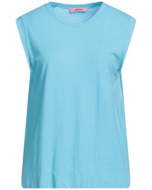 Drumohr Azure T-Shirt Cotton - Blue