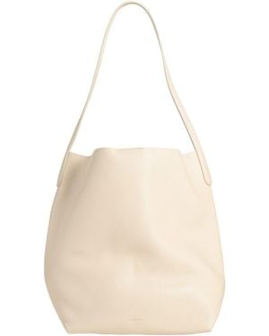 Mansur Gavriel Ivory Shoulder Bag Leather - Natural