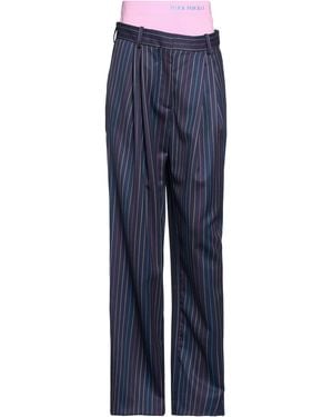 Mira Mikati Trousers Wool, Merino Wool, Polyamide, Elastane - Blue