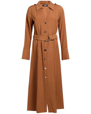 Liu Jo Maxi Dress Viscose, Polyester - Brown