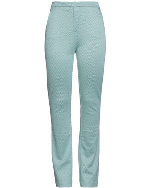 Liu Jo Light Trousers Viscose, Polyamide, Metallic Polyester, Elastane - Blue