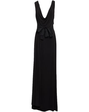 MVP WARDROBE Maxi Dress Polyester, Elastane - Black