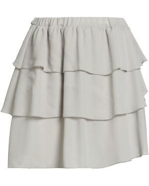 Soallure Light Mini Skirt Polyester - Gray